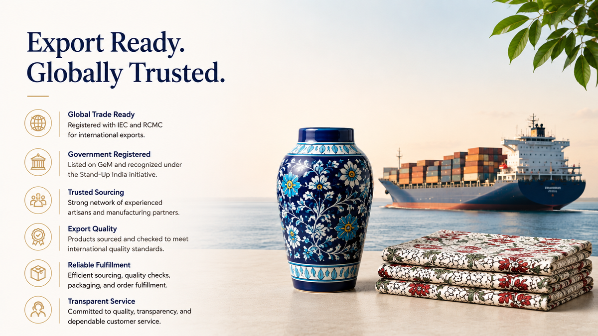 Export Ready. Globally Trusted.
