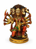 Brass 5 Mukhi Hanuman