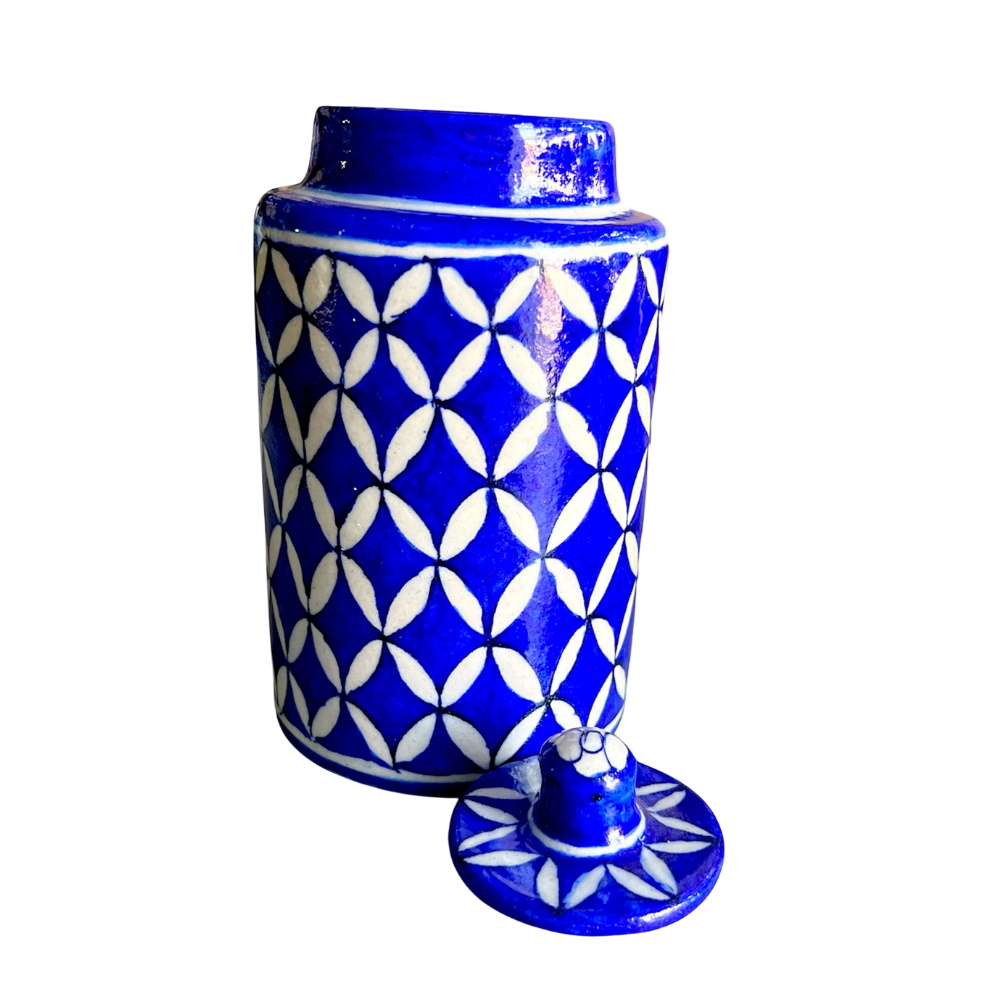 Jaipur Blue Pottery Jar 2