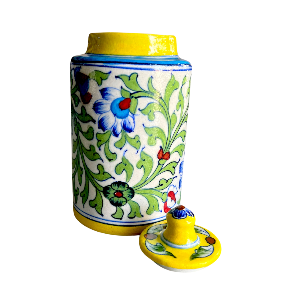 Jaipur Blue Pottery Jar 2